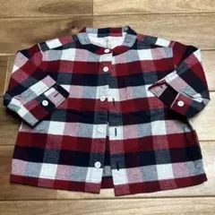 無印良品　チェック　シャツ