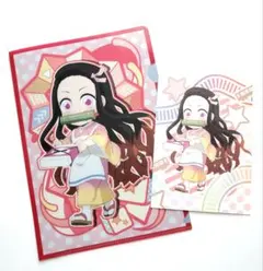 鬼滅の刃　大阪メトロ　竈門禰豆子　ポストカード、クリアファイル