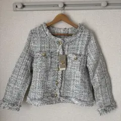 アウター ノーカラージャケット