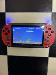 中華ゲーム機MP5 X7 ポータブルゲーム機 レッド エミュレーター