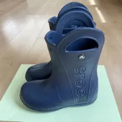 Crocs ネイビー 長靴 20cm位