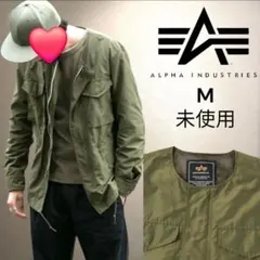 【未使用】DOORS別注 ALPHA M-65 ノーカラージャケット M
