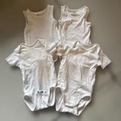 H&M ボディスーツ 4点セット　4-6M