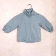 子供用水色パーカー100