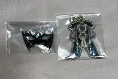 ツイステッドワンダーランド　グロマス　マスカレ　ピンズ　刺繍チャーム　マレウス