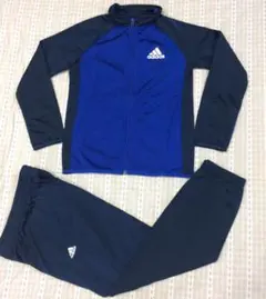 新品 Adidas アディダス  ジャージ 上下セット140cm  青 紺