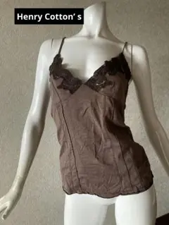 ✰Henry Cotton's キャミソール　y2k グランジ　森ガール