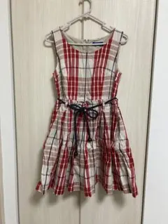 BURBERRY チェック柄 ノースリーブワンピース