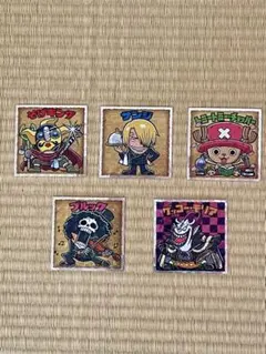 【おまけ付き】ワンピース　ビックリマンシール　5枚セット