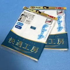 GUNZE 快適工房 クレープ ランニング Lサイズ 2枚セット