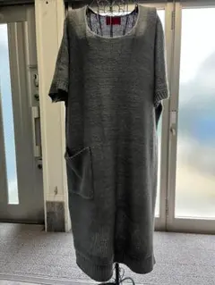 somariニュアンスニットワンピース