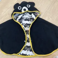 ミキハウス　ダブルビー　ポンチョ