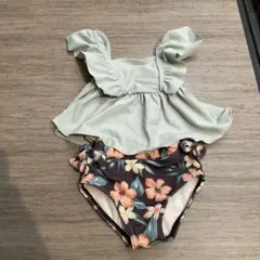 petit main 水着 90cm フリル付き