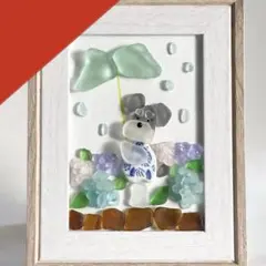 ちょこんとおすわりビションフリーゼ うちの子シーグラスアート - メルカリ