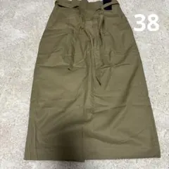 アーバンリサーチドアーズ　ウエストリボンスカート　38サイズ　ベージュ