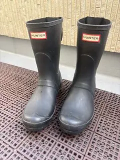 HUNTER ブラック ショート丈長靴