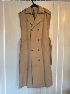 JEANASIS トレンチベスト。タグ付き
