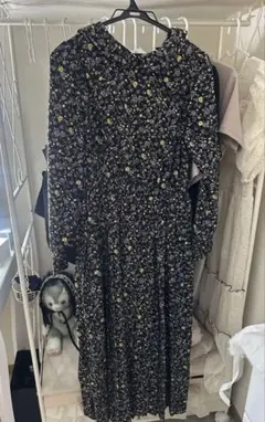 MAJESTIC LEGON 花柄ワンピース マジェスティックレゴンロング丈