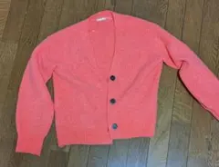 GU オレンジ カーディガン S