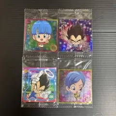 ドラゴンボール シールブルマ　ベジータ 4枚セット