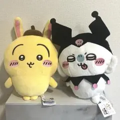新品未使用　ちいかわ×サンリオキャラクターズBIGぬいぐるみ② 2種
