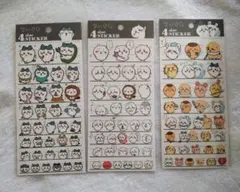 ちいかわ　ハチワレ　モモンガ　4サイズステッカー　シール　3点セット
