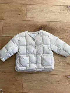 【美品】ZARA baby パフジャケット ライトダウン風 アイボリー 74cm