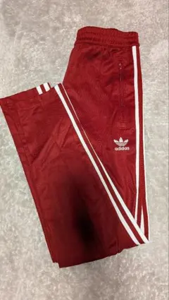 バーガンディadidasジャージパンツ