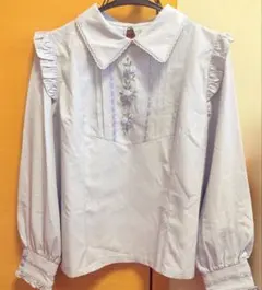 axes femme 長袖ブラウス 薔薇刺繍のサムネイル