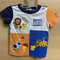 MH PARK SAFARI LAND 動物刺繍 Tシャツ