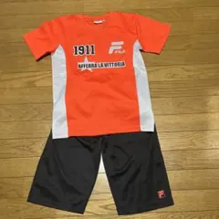 FILA オレンジ Tシャツ ＆ショートパンツセット