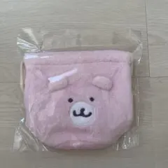 ちいかわ フェイス巾着 くまさんポシェット