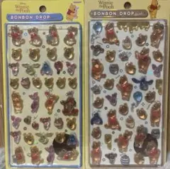 w*♪様 正規品 ボンボンドロップシール プーさん くまのプーさん ディズニーD