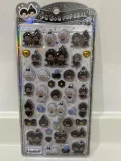 メ*3様 正規品 うるちゅるポップシール モンチッチ 白黒 モノトーン 新品 即