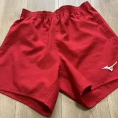 Mizuno 赤 パンツ ウエストゴム 後ろポケット付き