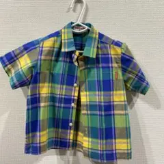 MIKI HOUSE 半袖シャツ 100サイズ チェック柄