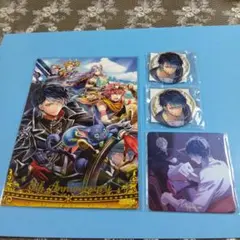 黒猫のウィズまとめ売り　コースター　缶バッジ　8周年アニバーサリーカード