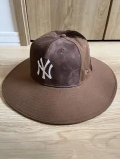 極美品 new era 別注 yankees long brim hat