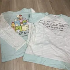 すみっコぐらしパジャマ半袖・長袖まとめ売り150サイズ　ズボン付き