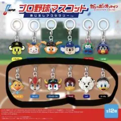 プロ野球マスコット めじるしアクセサリー　パリーグ6球団セット