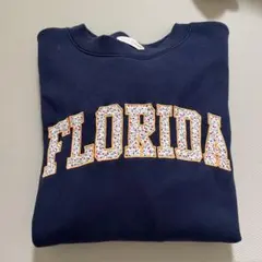 ロゴスウェット ネイビー オーバーサイズ