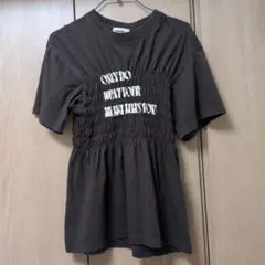 <Various Timeless Arts>シャーリング プリント Tシャツ