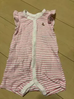 Baby Gap ボーダー ロンパース くま