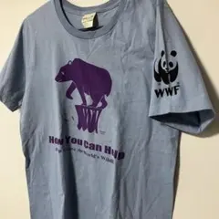 WWF シロクマ プリントTシャツ　山下浩平　ネイチャー　メンズ　S anvilのサムネイル