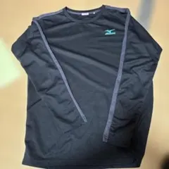 まーさま専用Mizuno ブラック 長袖カットソー Mのサムネイル