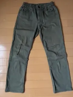 ゴムウエスト ストレートパンツ