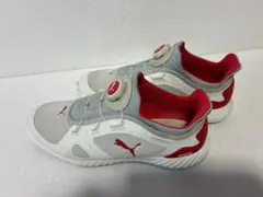 Puma IGNITE ゴルフシューズ グレー/レッド