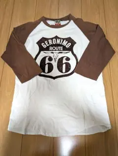 ジェロニモgeronimo ネイティブ柄七分袖TシャツＬのサムネイル