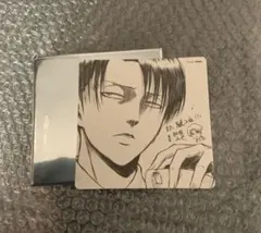 進撃の巨人 コースター 色紙 リヴァイ 描き下ろし