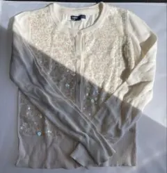 140cm 入学卒業GapKids スパンコールカーディガン